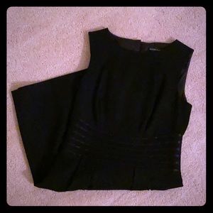 Banana Republic 0P classic black sheath